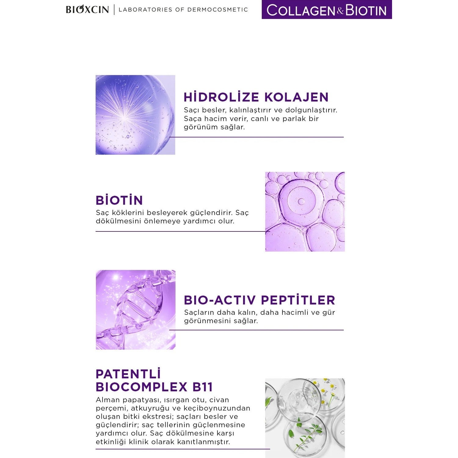 Bioxcin Collagen and Biotin Hair Care Set