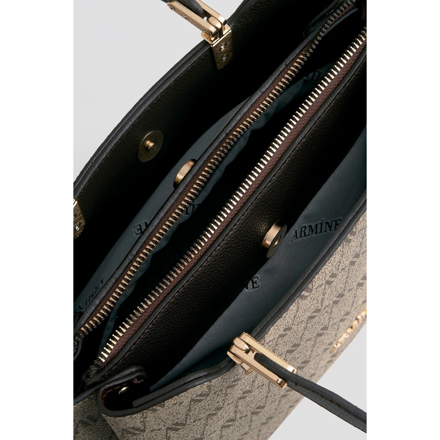 Armine Polka Dot Bag Mink Classic Women's Handbag - MALLTURK