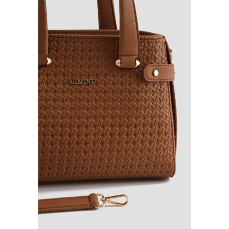 Armine Knitted Bag Tan Timeless Fashion - MALLTURK