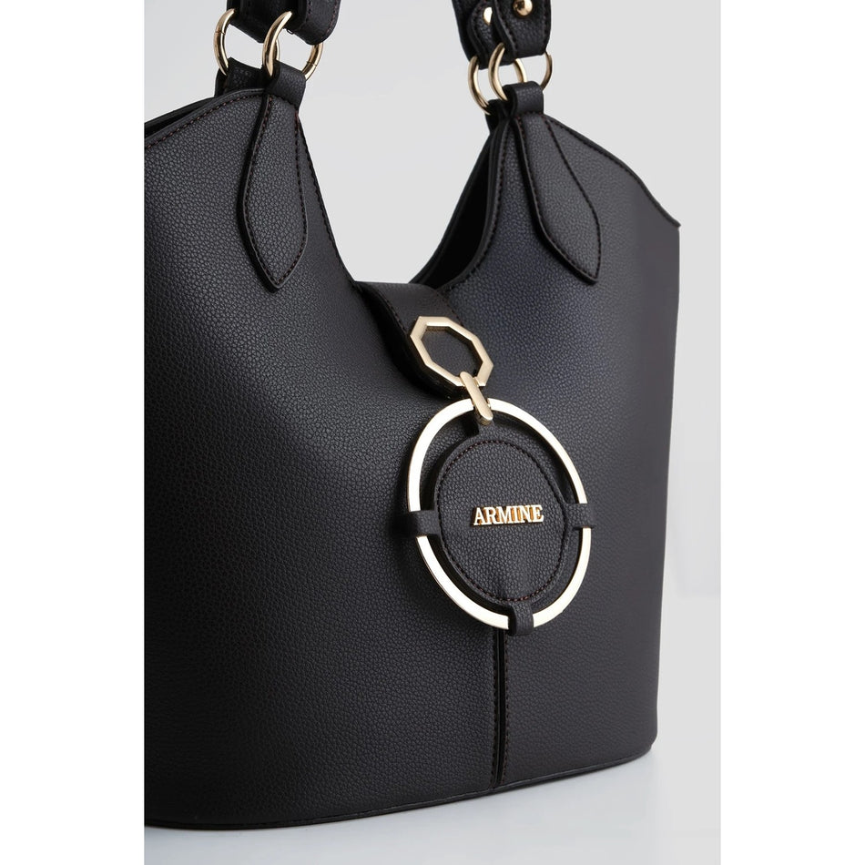 Armine Pia Bag Coffee Timeless Look - MALLTURK