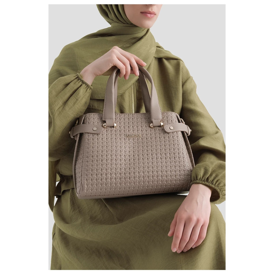 Knitted Bag Mink Armine - MALLTURK
