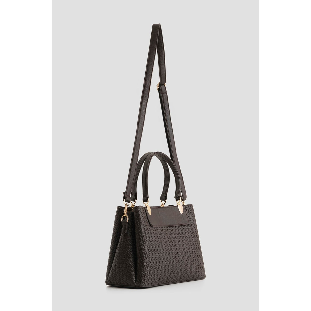 Armine Knitted Bag Coffee Elegant - MALLTURK