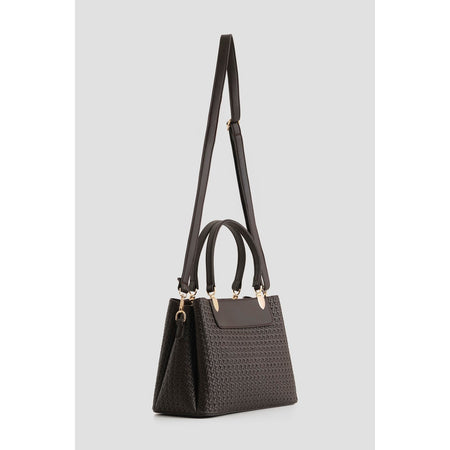 Armine Knitted Bag Coffee Elegant - MALLTURK