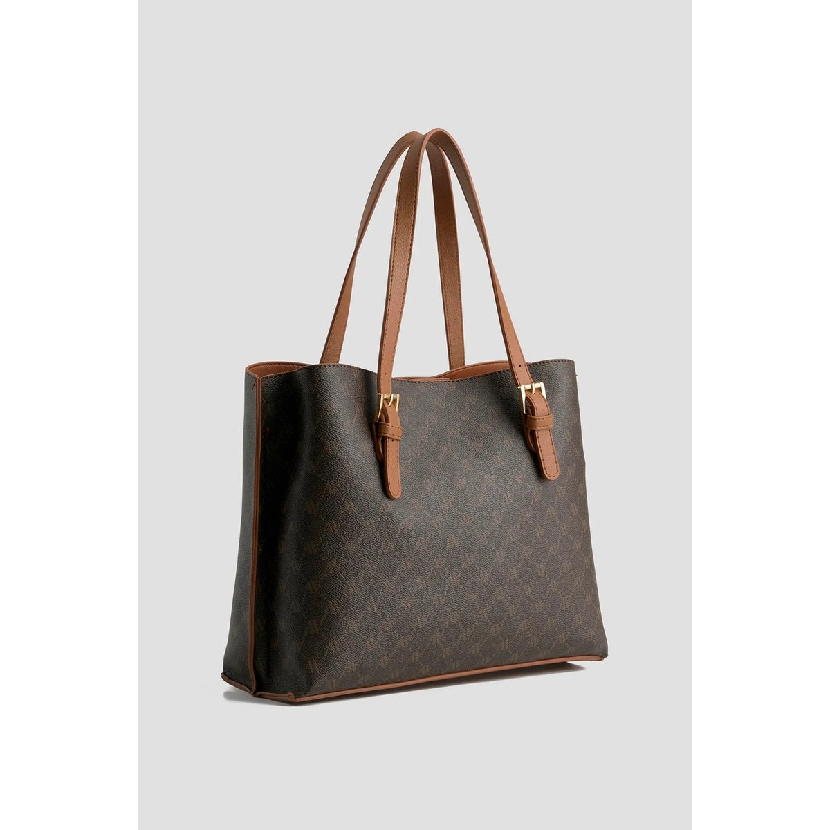 Armine Polka Dot Bag Coffee Timeless Fashion - MALLTURK