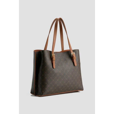 Armine Polka Dot Bag Coffee Timeless Fashion - MALLTURK