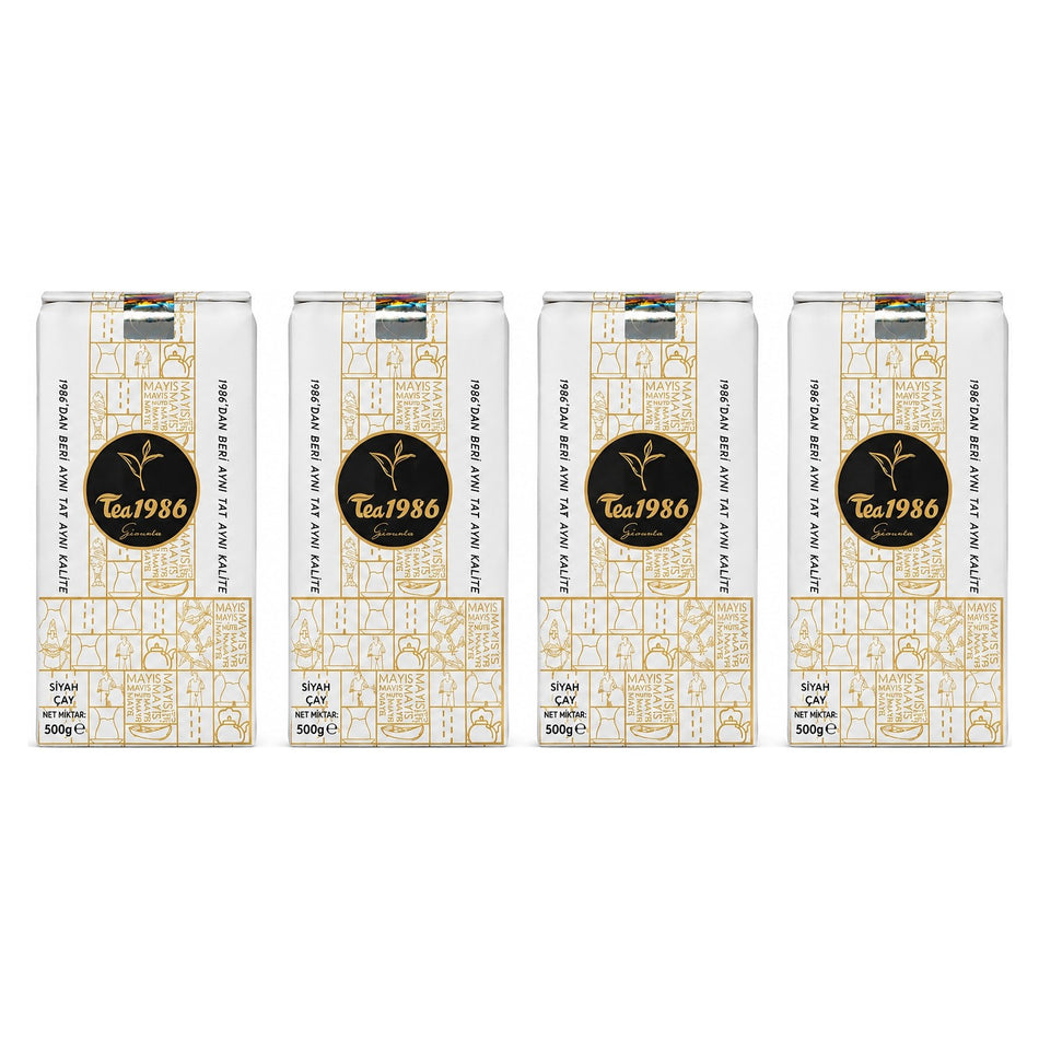 TEA 1986 black tea 500 g x 4 pieces Avantaj Paketi - MALLTURK