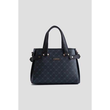 Armine Polka Dot Bag Black Chic Women's Bag - MALLTURK