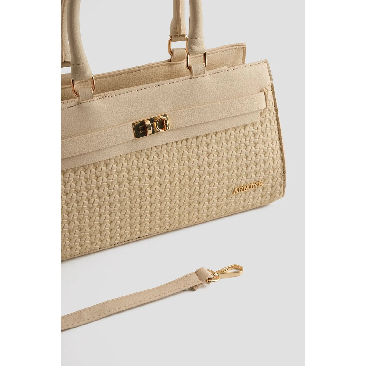 Knitted Bag Cream Armine - MALLTURK