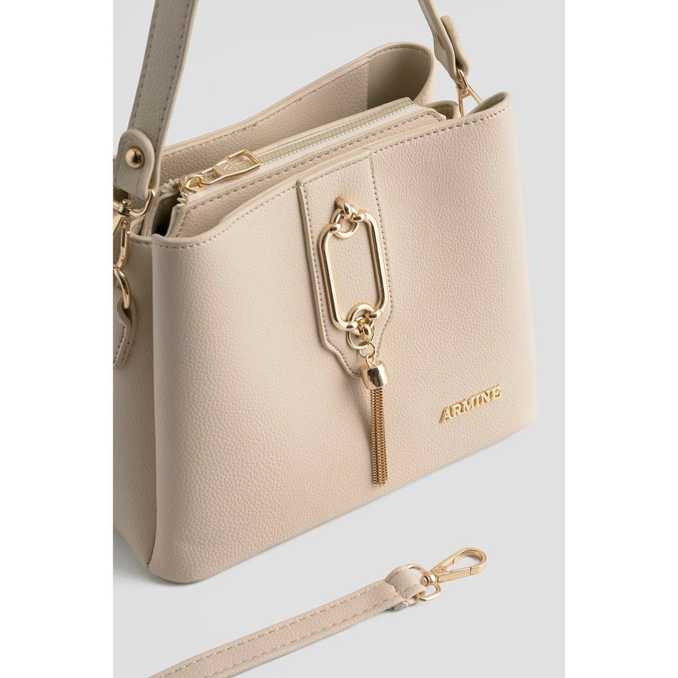 Armine Pia Bag Cream Women's Bag - MALLTURK