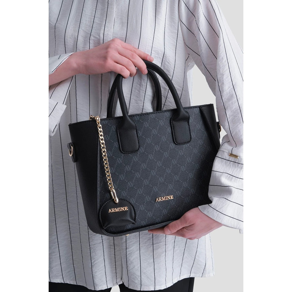 Armine Polka Dot Bag Black Look - MALLTURK