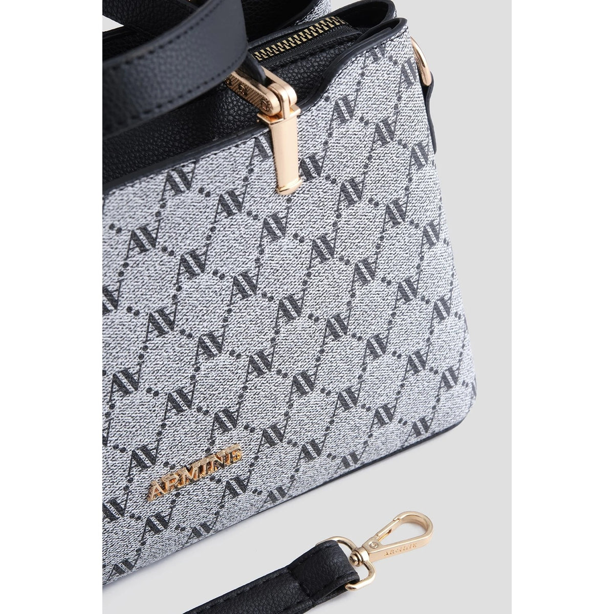 Armine Polka Dot Bag Grey Style - MALLTURK