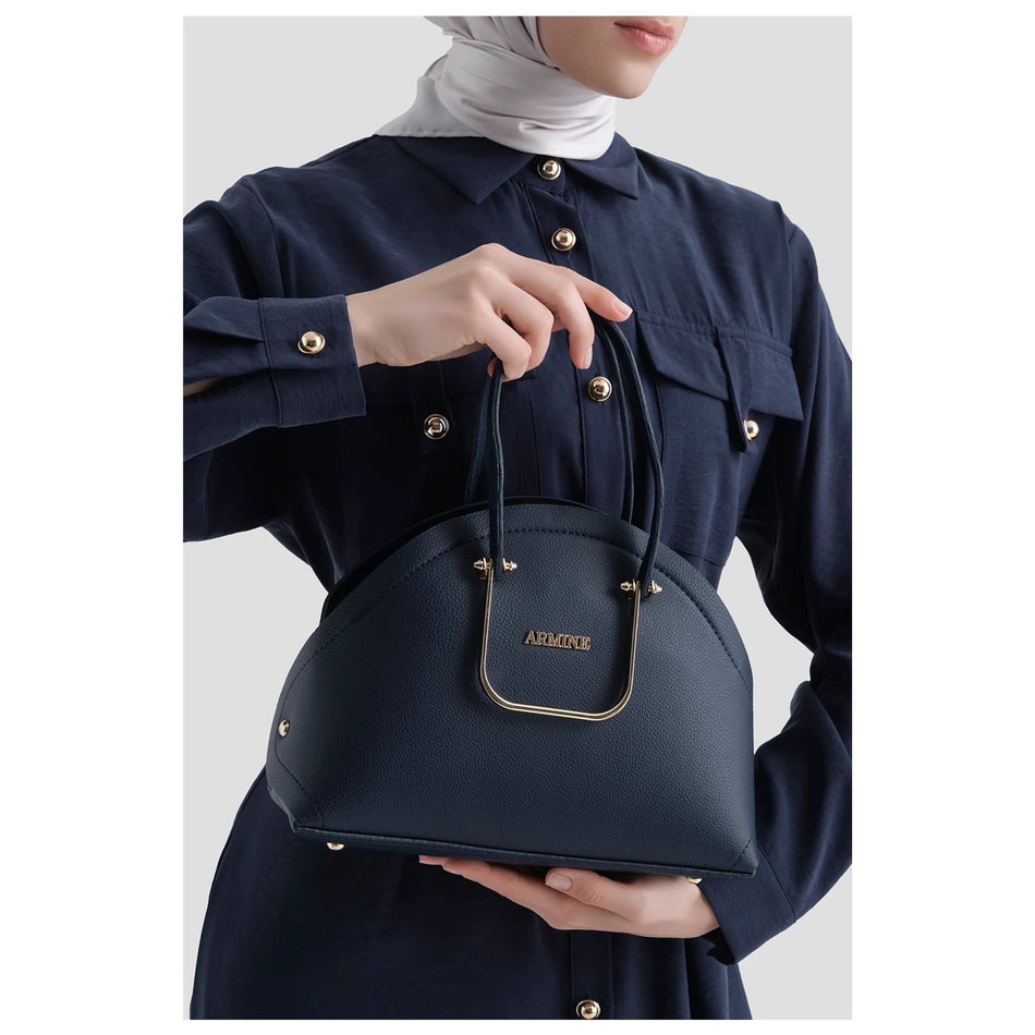 Armine Pia Navy Blue Bag for Women: Stylish Look and Ergonomic Design Features