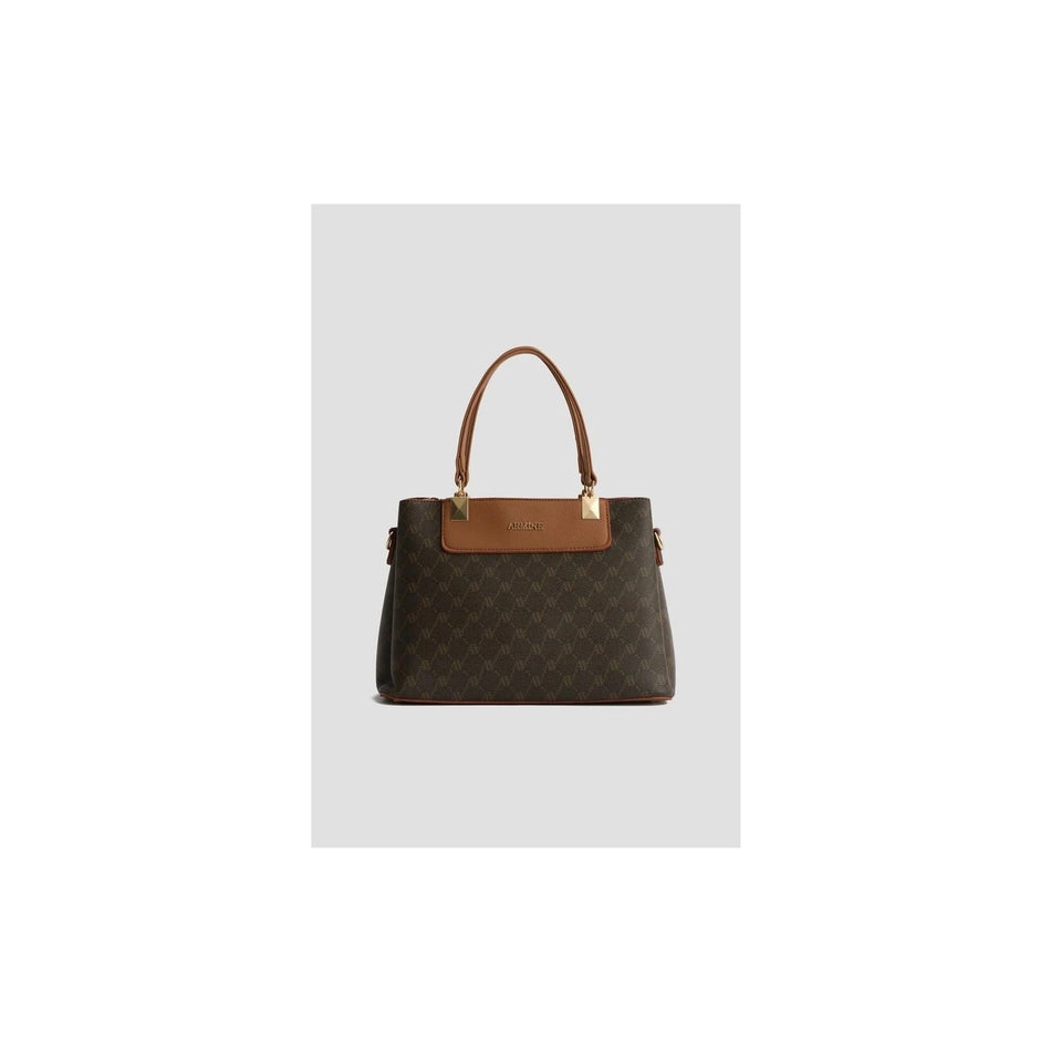 Armine Polka Dot Bag Coffee Sophisticated - MALLTURK