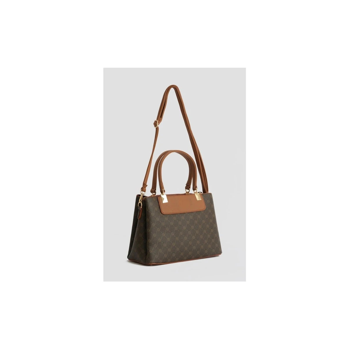 Armine Polka Dot Bag Coffee Sophisticated - MALLTURK
