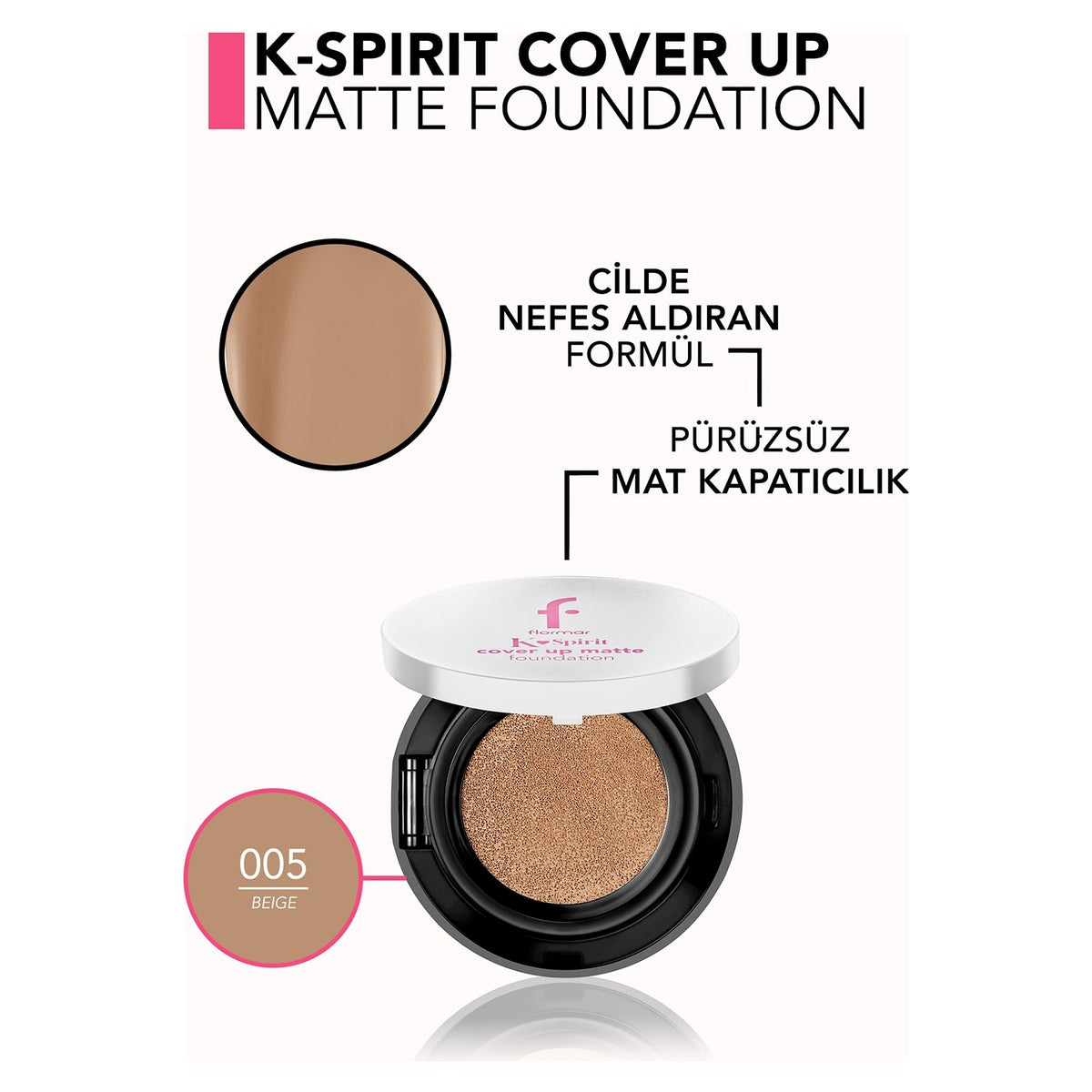 Flormar K-Spirit Cover Up Foundation