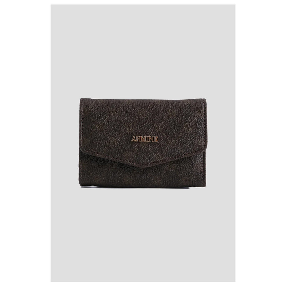 Armine Model Dotted Wallet Coffee - MALLTURK