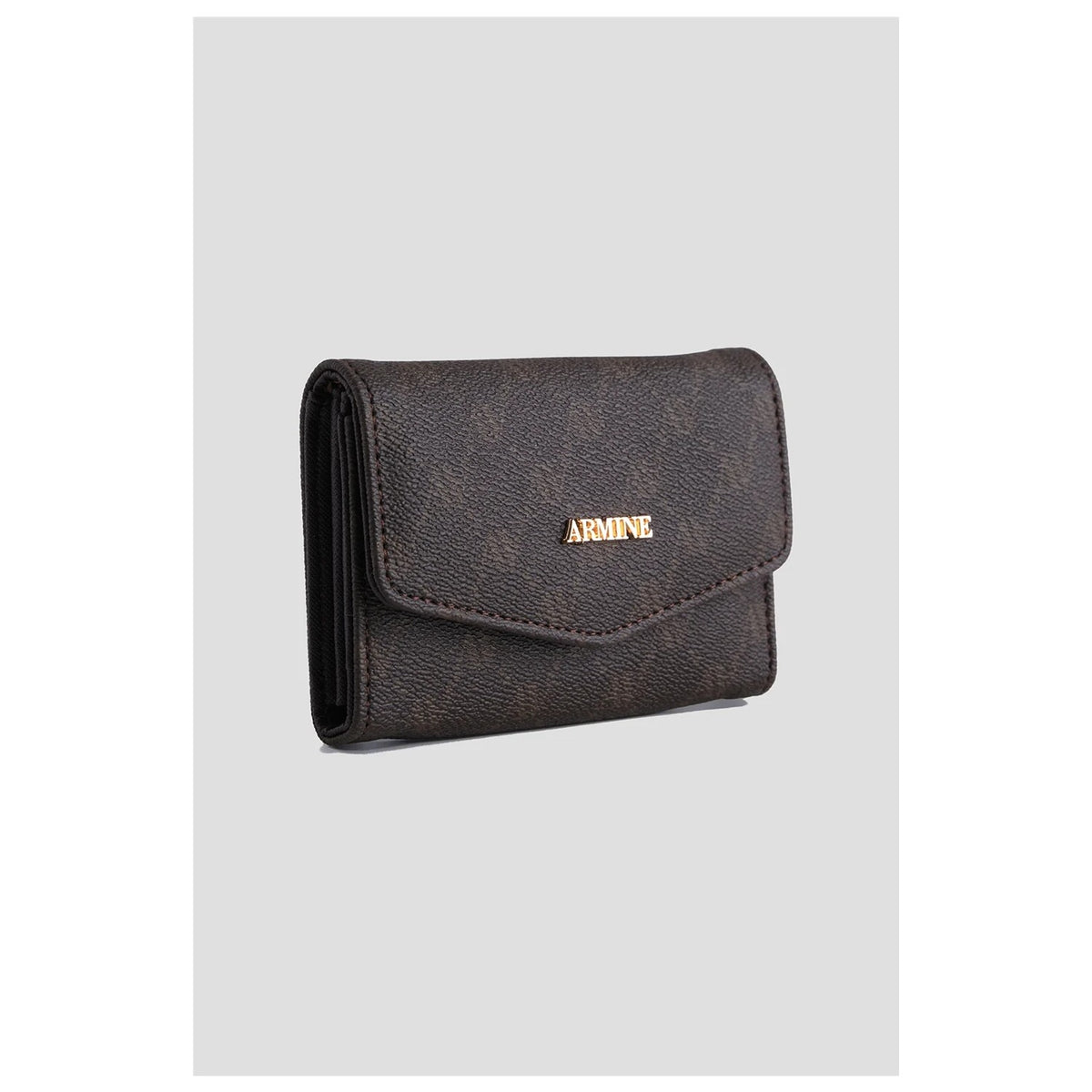 Armine Model Dotted Wallet Coffee - MALLTURK