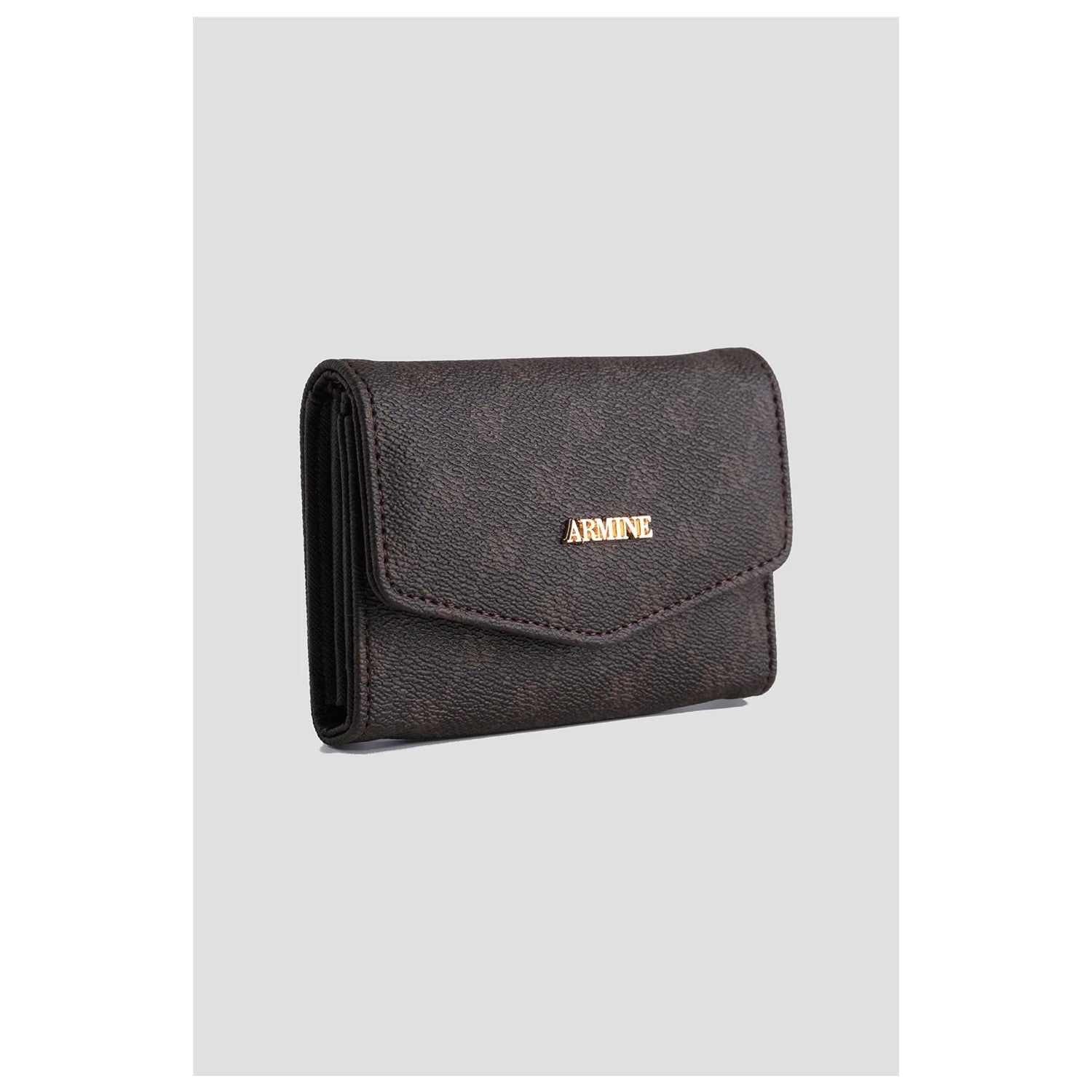 Armine Model Dotted Wallet Coffee - MALLTURK