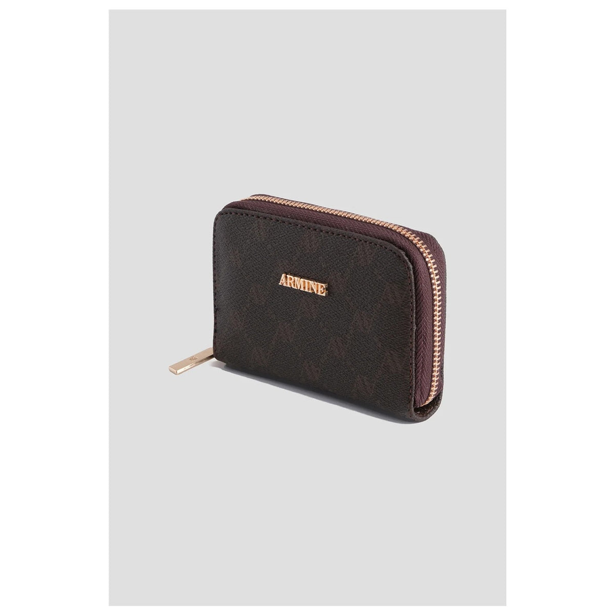 Armine Dotted Wallet Coffee, Fashion - MALLTURK