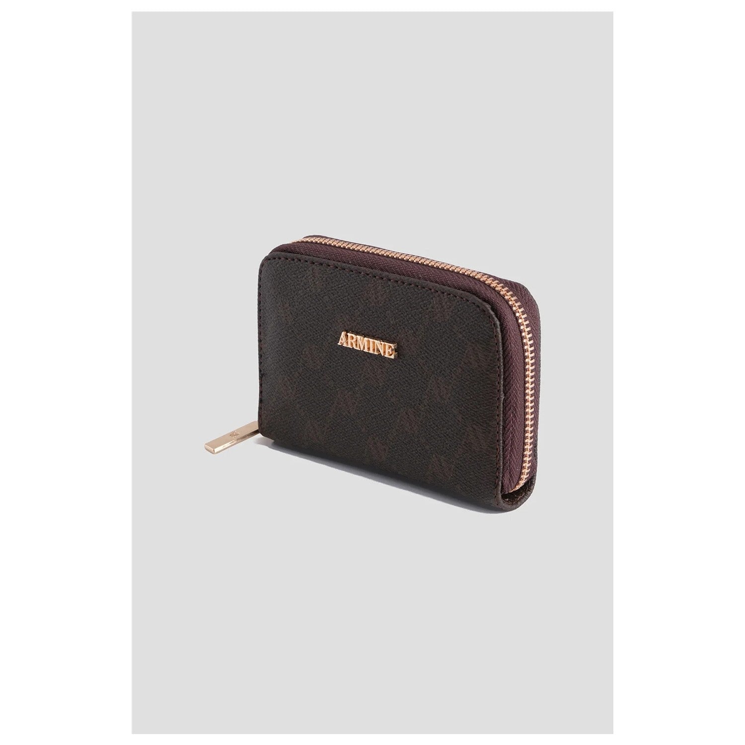 Armine Dotted Wallet Coffee, Fashion - MALLTURK