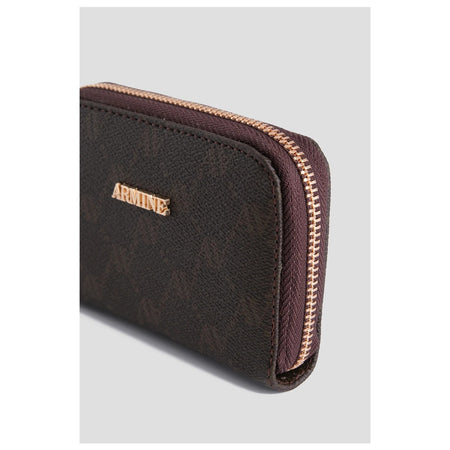 Armine Dotted Wallet Coffee, Fashion - MALLTURK