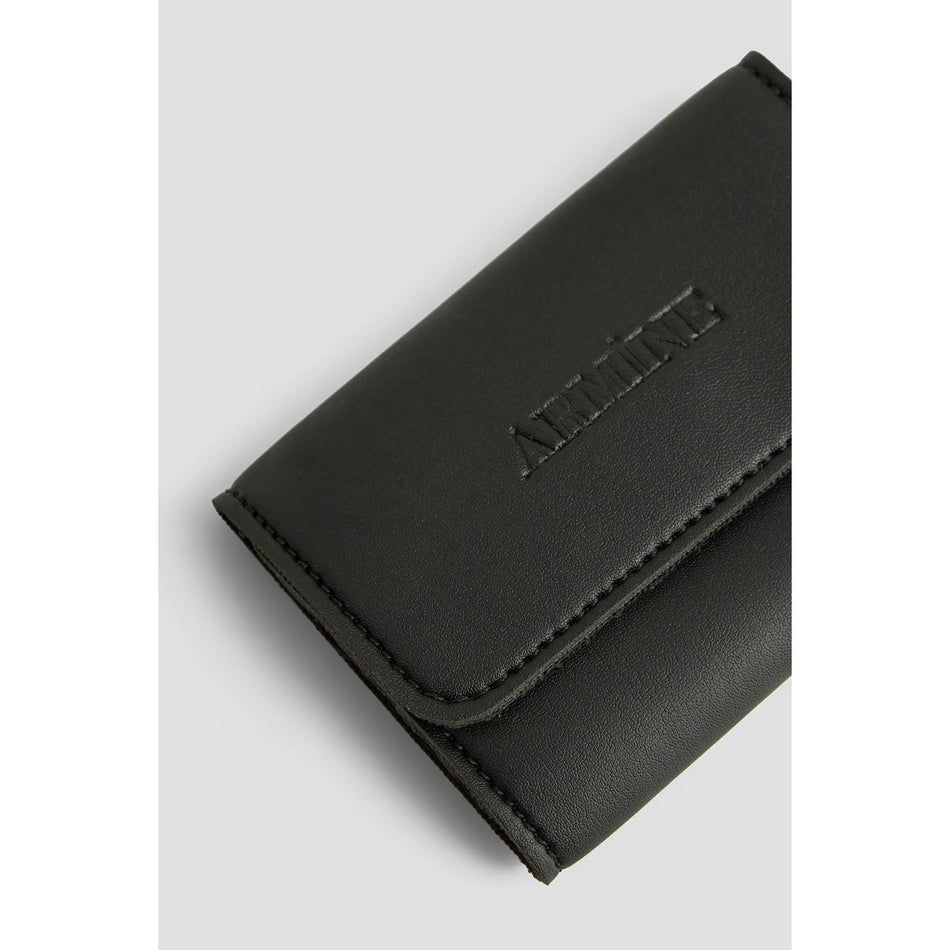 Armine Flat Wallet Black
