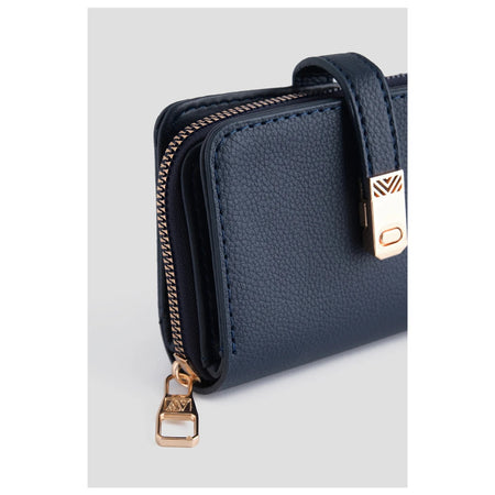 Armine Pia Wallet Navy Blue - MALLTURK