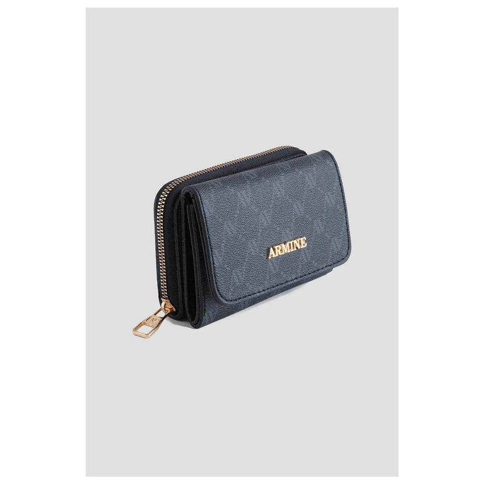 Armine Polka Dot Wallet Black Womens Wallet - MALLTURK