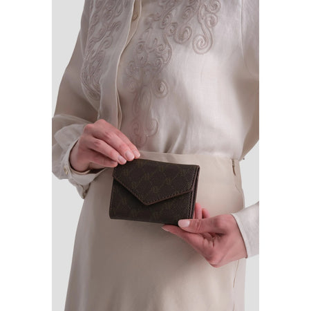 Armine Dotted Wallet Coffee Color - MALLTURK