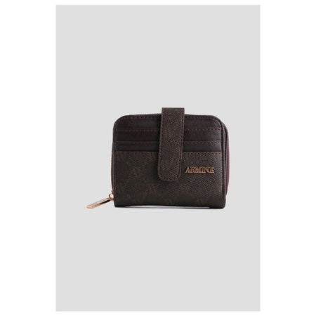 Armine Dotted Wallet Coffee Model - MALLTURK