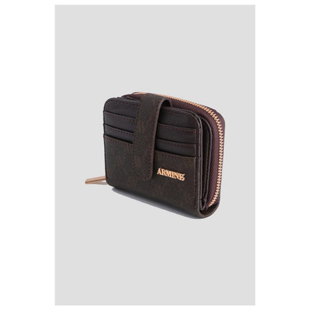 Armine Dotted Wallet Coffee Model - MALLTURK