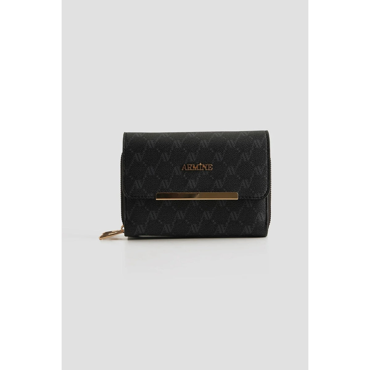 Armine Model Polka Dot Handbag Black - MALLTURK