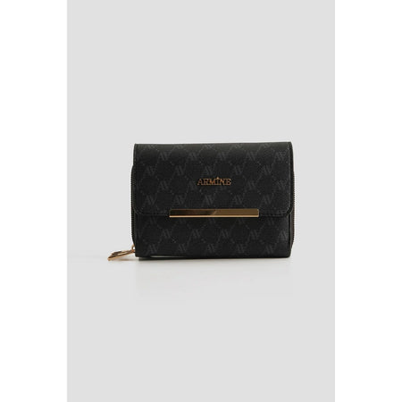 Armine Model Polka Dot Handbag Black - MALLTURK