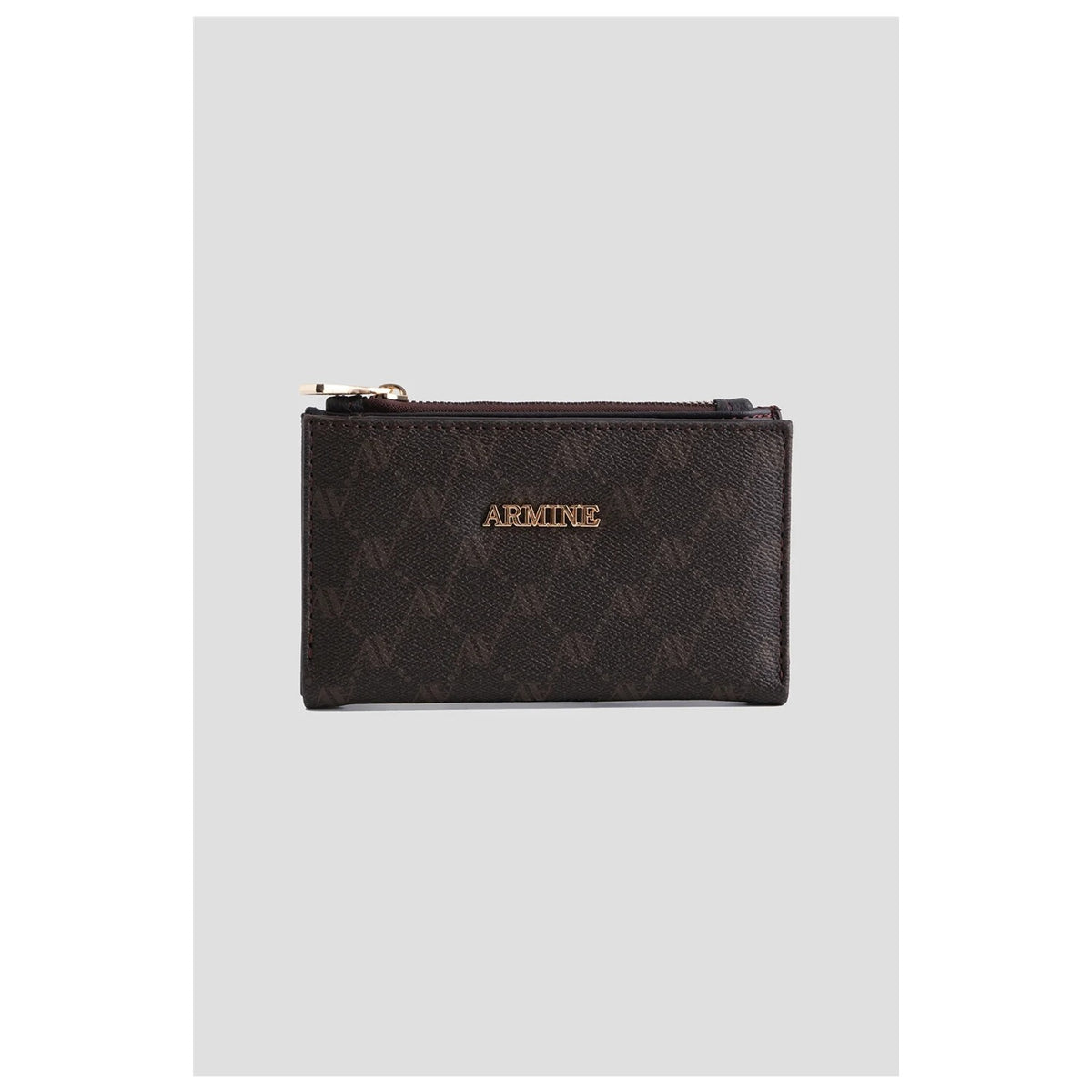 Armine Dotted Wallet Coffee Season Timeless - MALLTURK