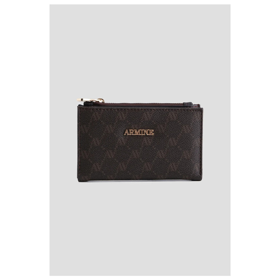 Armine Dotted Wallet Coffee Season Timeless - MALLTURK