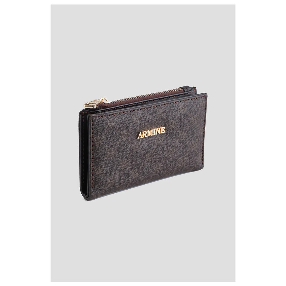 Armine Dotted Wallet Coffee Season Timeless - MALLTURK