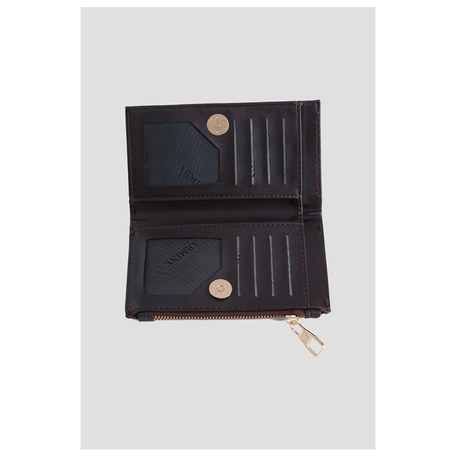 Armine Dotted Wallet Coffee Season Timeless - MALLTURK