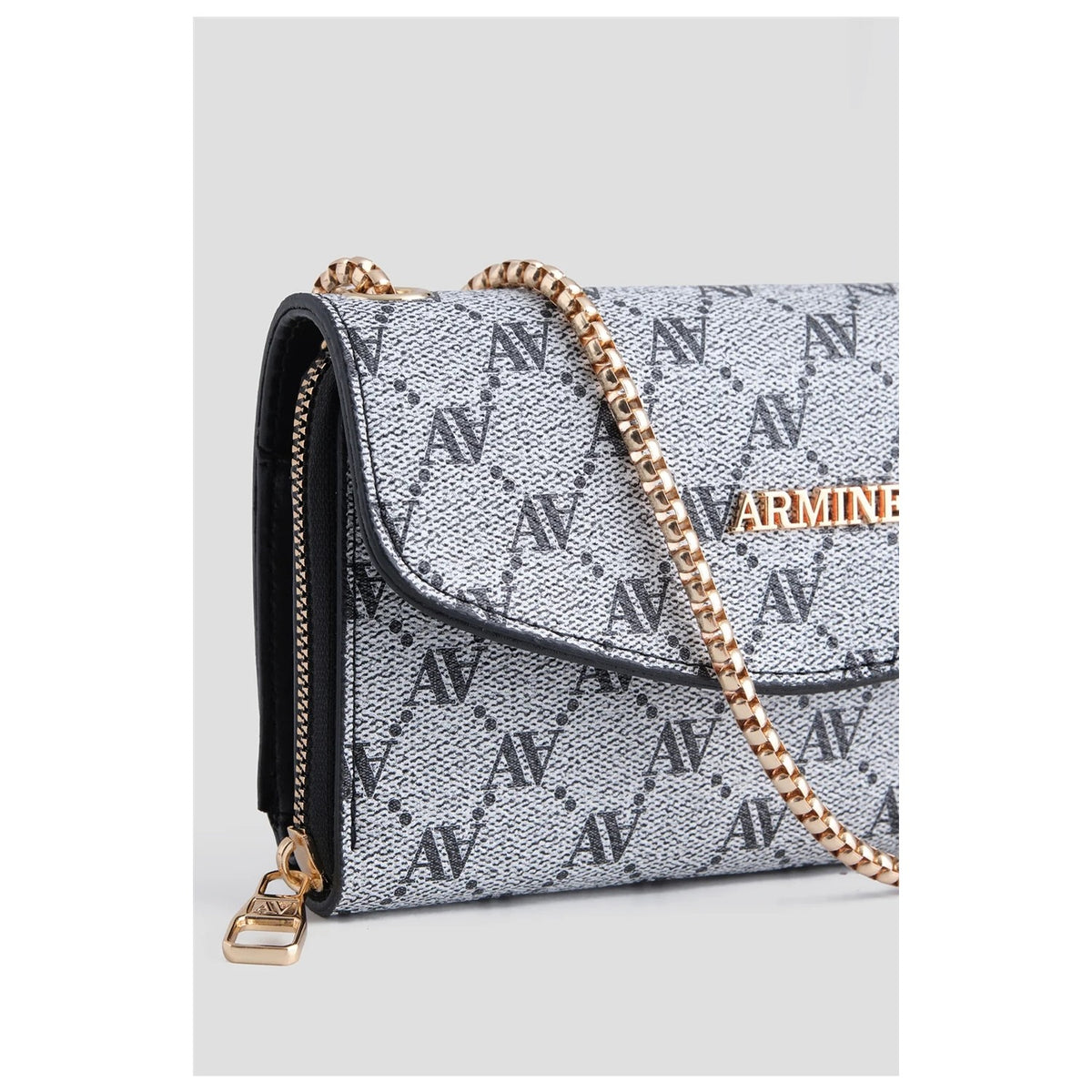 Armine Polka Dot Wallet Grey Design - MALLTURK