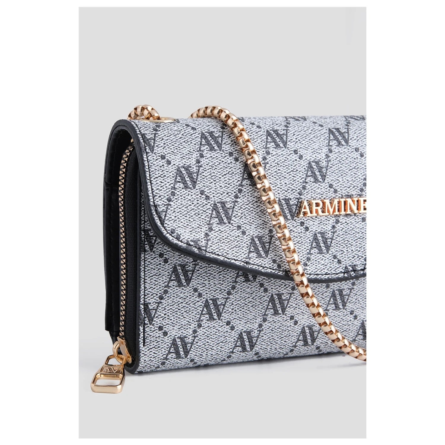 Armine Polka Dot Wallet Grey Design - MALLTURK