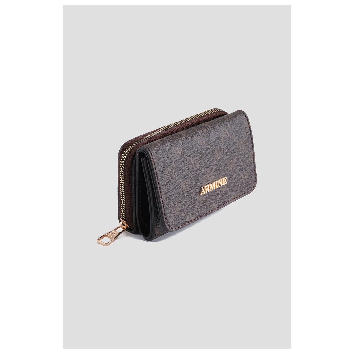 Armine Dotted Wallet Coffee, Style Fashion - MALLTURK
