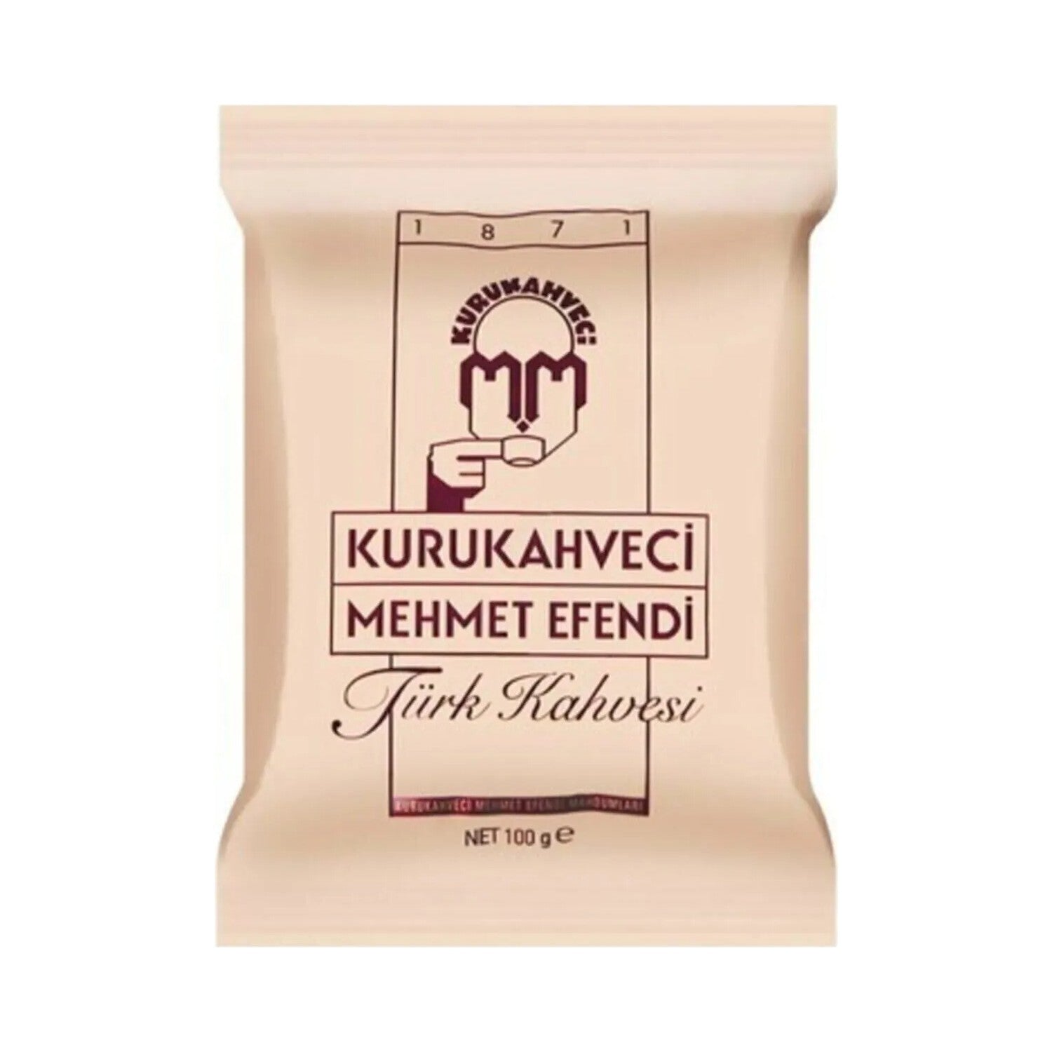 Kurukahveci Mehmet Efendi Turkish Coffee 25 x 100 G Traditional Flavor and Richly Foamy Coffee - MALLTURK