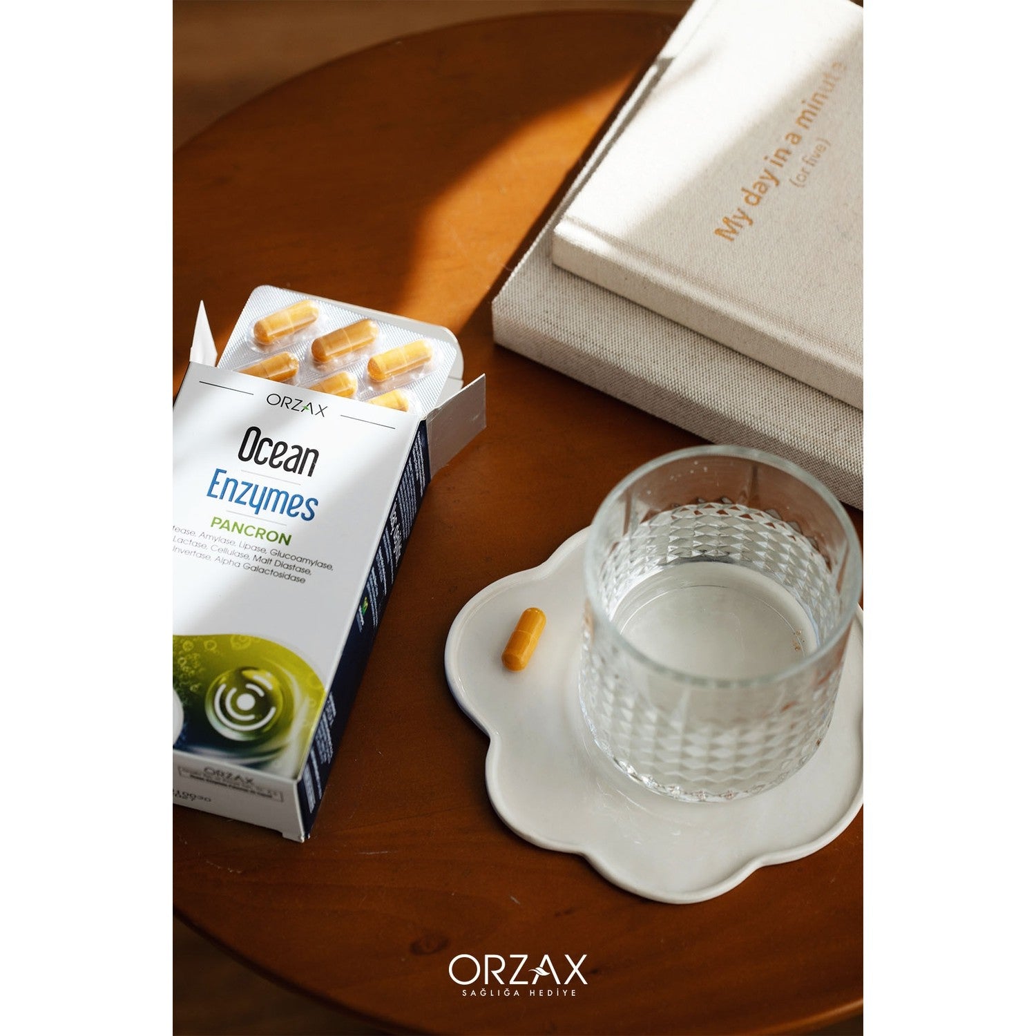 Orzax Ocean Enzymes Pancron 60 Capsule Sindirim Support Icin Ozel Formul Turkey Origin - MALLTURK