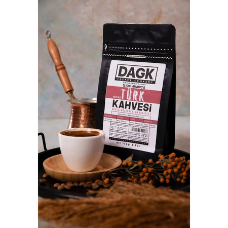 Dagk Quality Turkish Coffee 250 gr Brazilian Origin Medium Roast Delicious Ground Coffee - MALLTURK