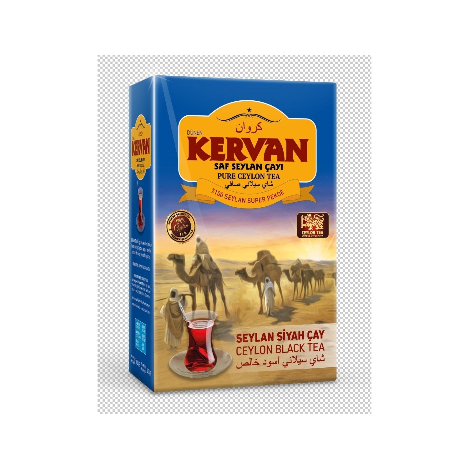 Kervan Saf Seylan tea 800 g black tea Kalitesi with Sri Lanka Menseli Ozel aroma - MALLTURK