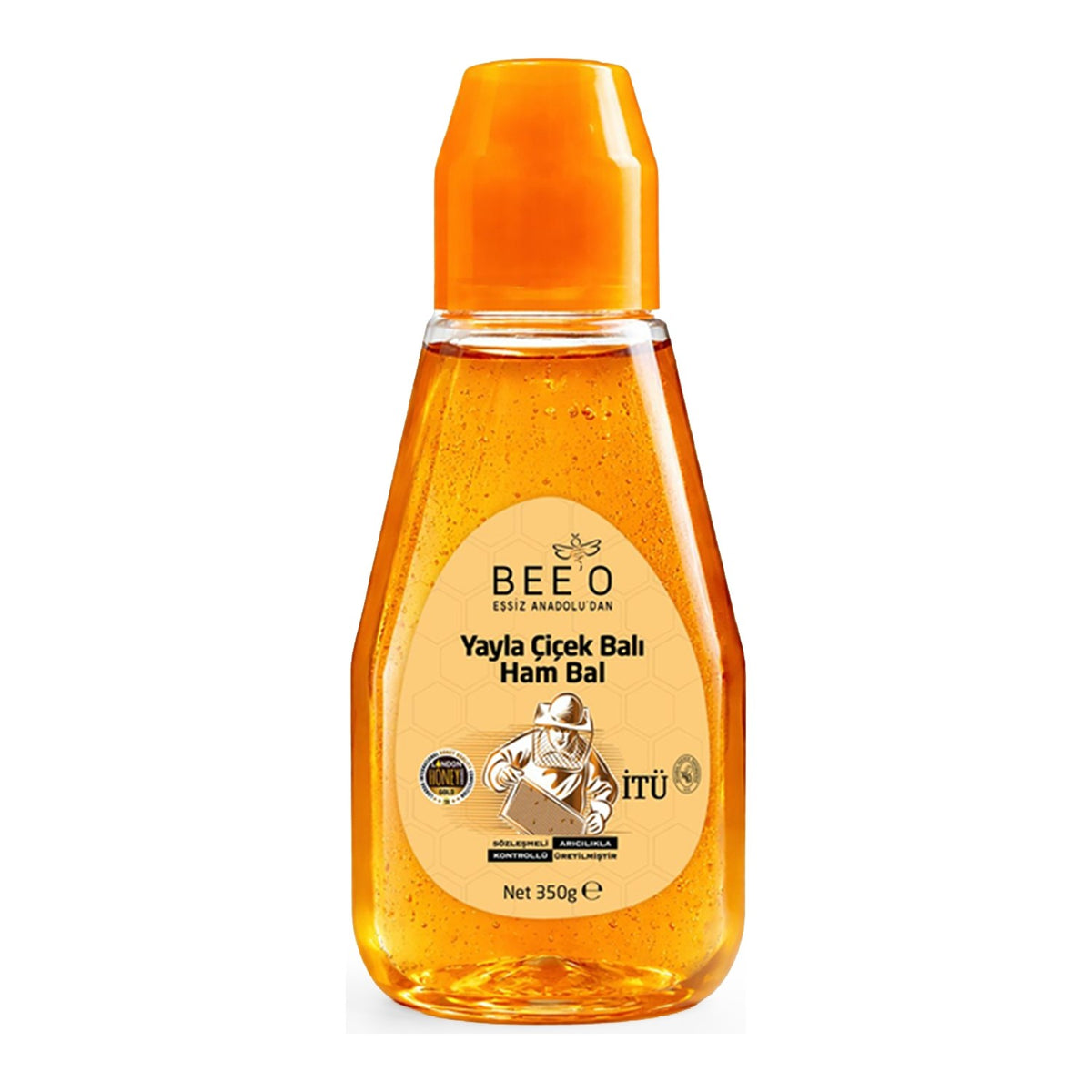 BEE'O Flip-Top Wildflower Raw Honey - MALLTURK