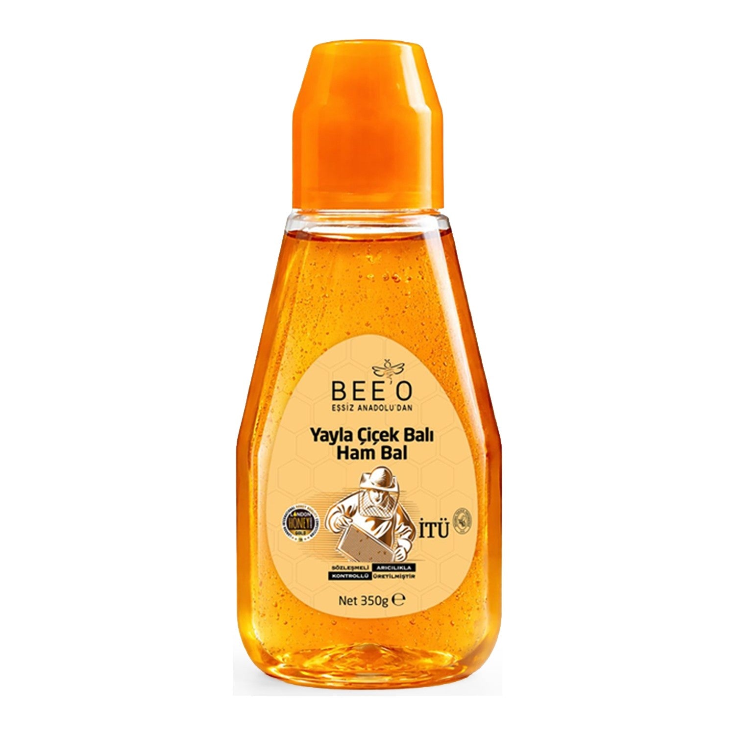 BEE'O Flip-Top Wildflower Raw Honey - MALLTURK