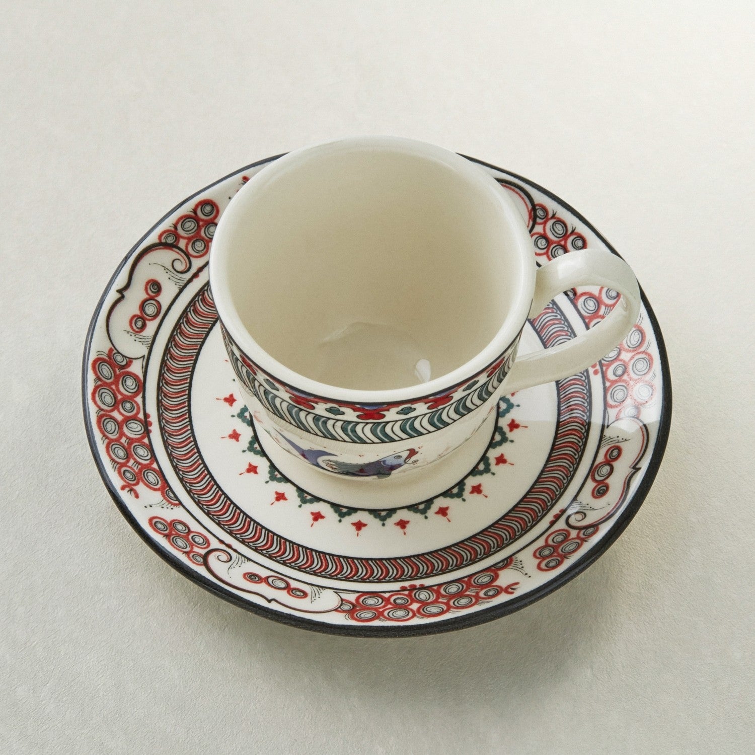 Karaca Iznik Series Fish Turkish Coffee Cup Set 90 ml