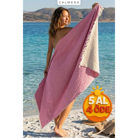 Calmera Doppia Two-Tone Cotton Turkish Pestemal