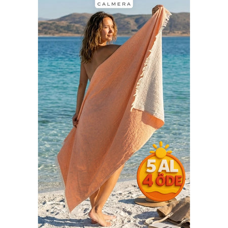 Calmera Doppia Two-Tone Cotton Turkish Pestemal