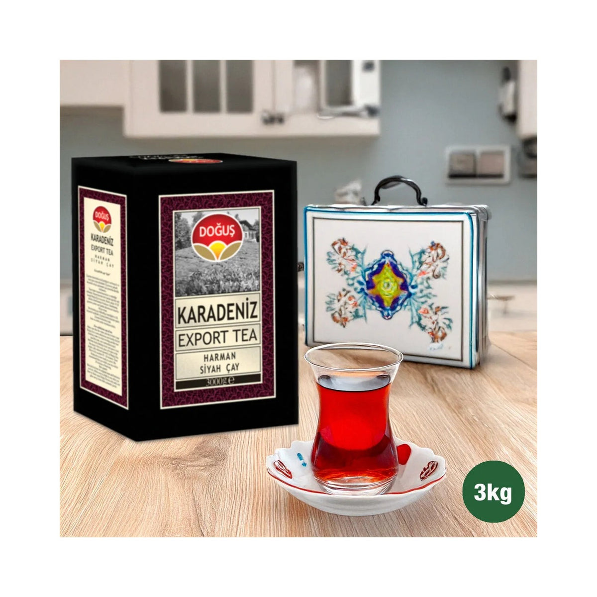 Dogus Karadeniz Export tea 3000 g Karton Kutu - MALLTURK